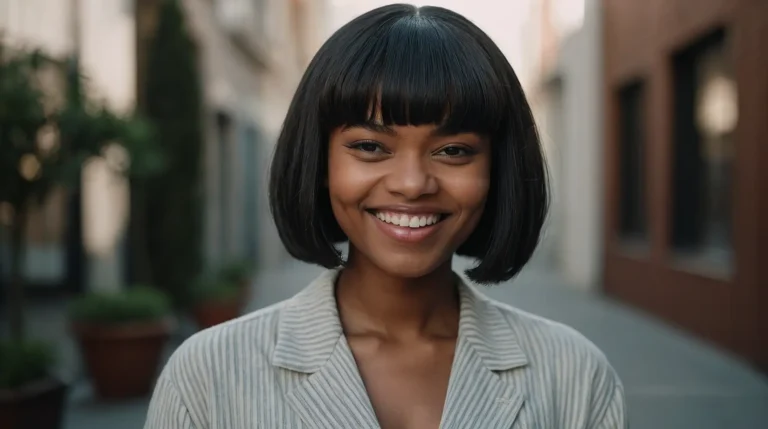 25 Bob with Bangs Hairstyles for Black Women