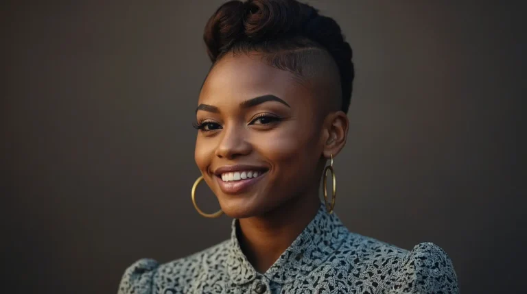 25 Beautiful One Side Shaved Hairstyles for Black Women