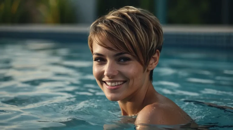 25 Splashy Pool Hairstyles For Women