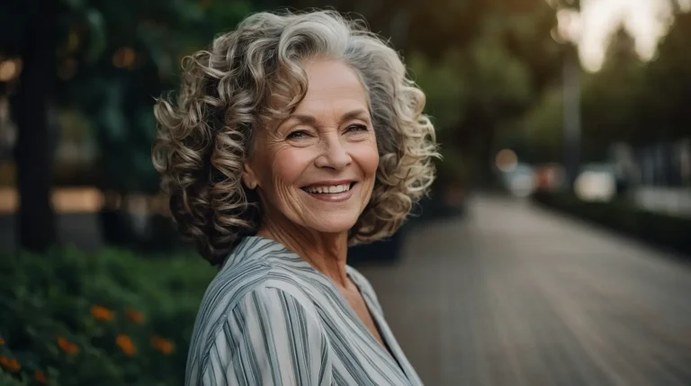 25 Gorgeous Curly Hairstyles for Women Over 60