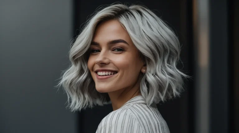 25 Stunning Silver Highlight Hairstyles